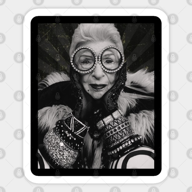 Iris Apfel Sticker by KoplakStories